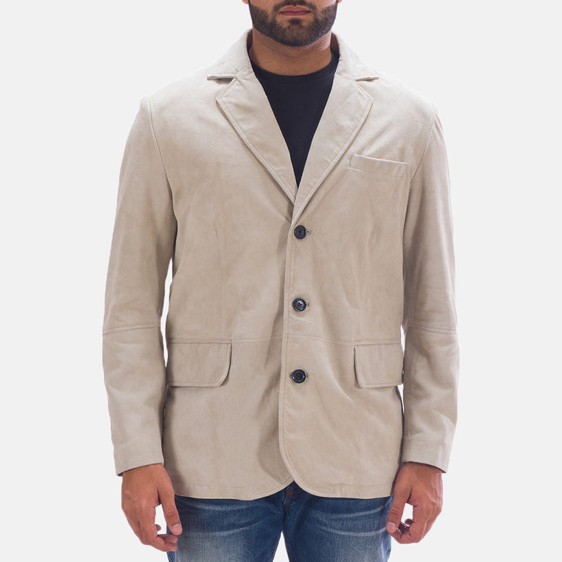 Professor By Day Suede Blazer de Cuero para Hombre