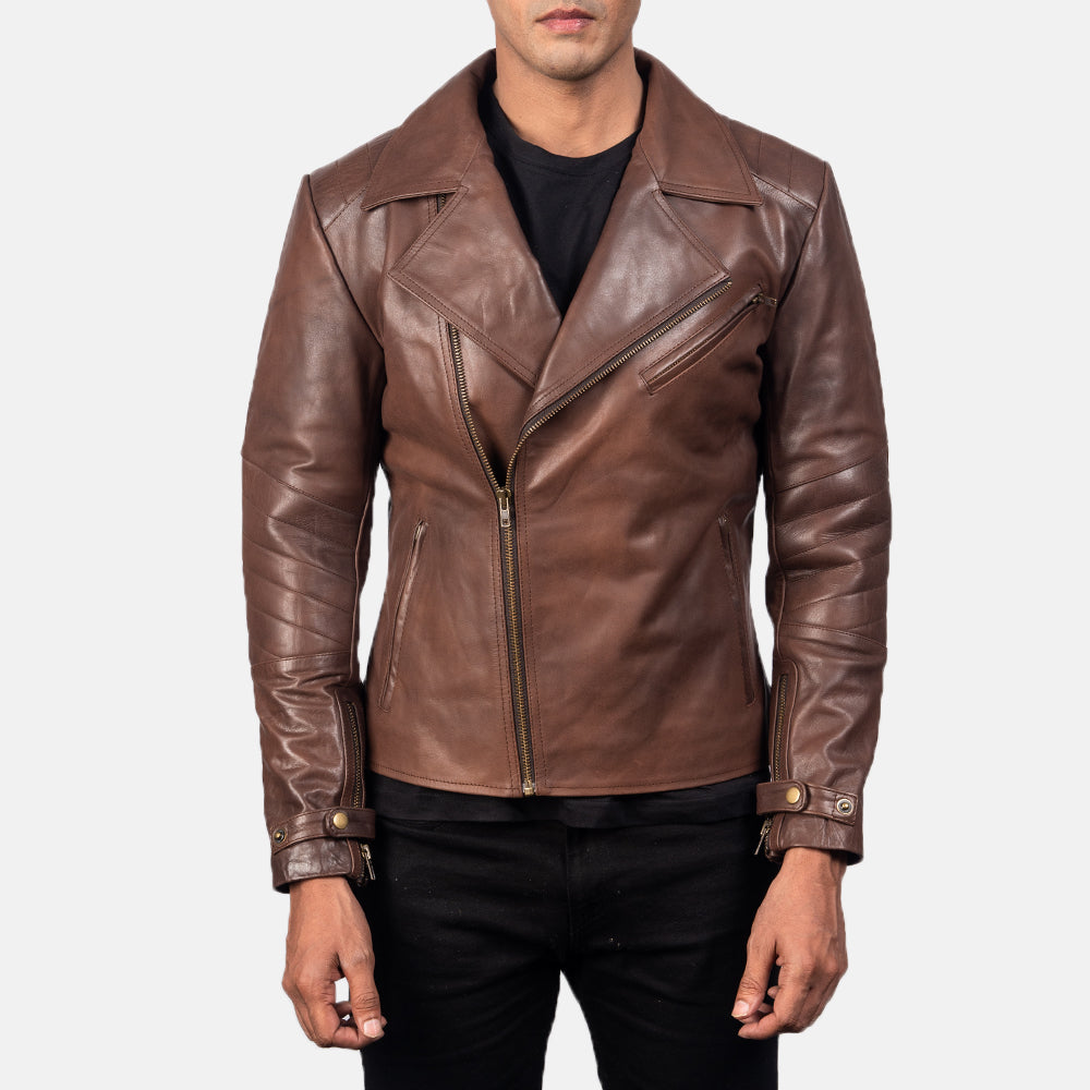Raiden Chaqueta Biker de Cuero para Hombre – Vista alternativa del producto 3