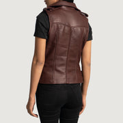 Authentic Sheepskin Leather with Aniline Finish Grain Texture &amp; Heavy-Duty Seam Stitching Detail