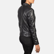 Rumella Chaqueta Biker de Cuero para Mujer – Vista alternativa del producto 5