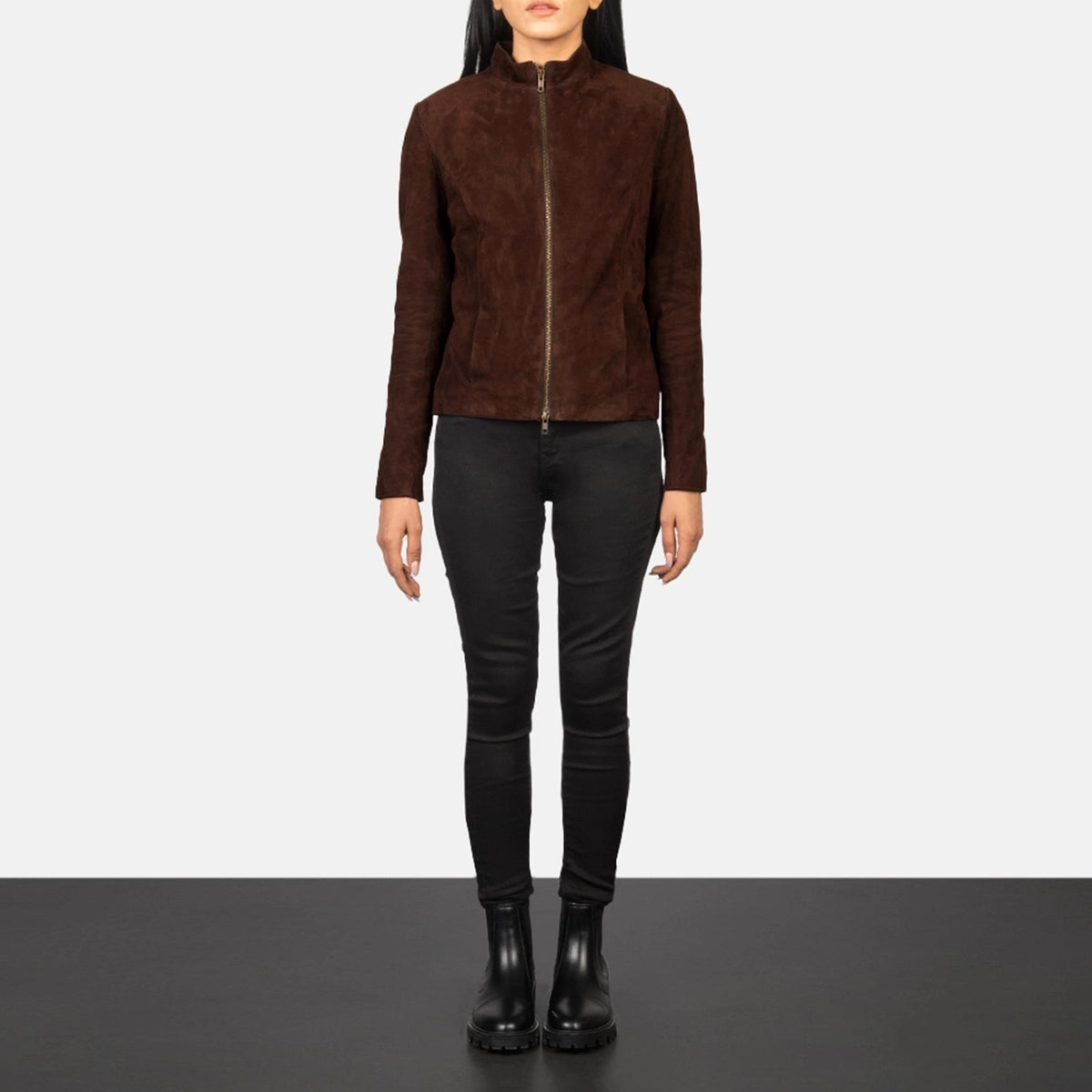 Rumella Chaqueta Biker de Cuero para Mujer – Vista alternativa del producto 3