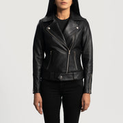 
Rumy Granate Chaqueta Biker de Cuero para Mujer – alternate product view 4