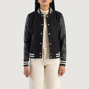 Savant Varsity Chaqueta de Cuero para Mujer – Vista alternativa del producto 1