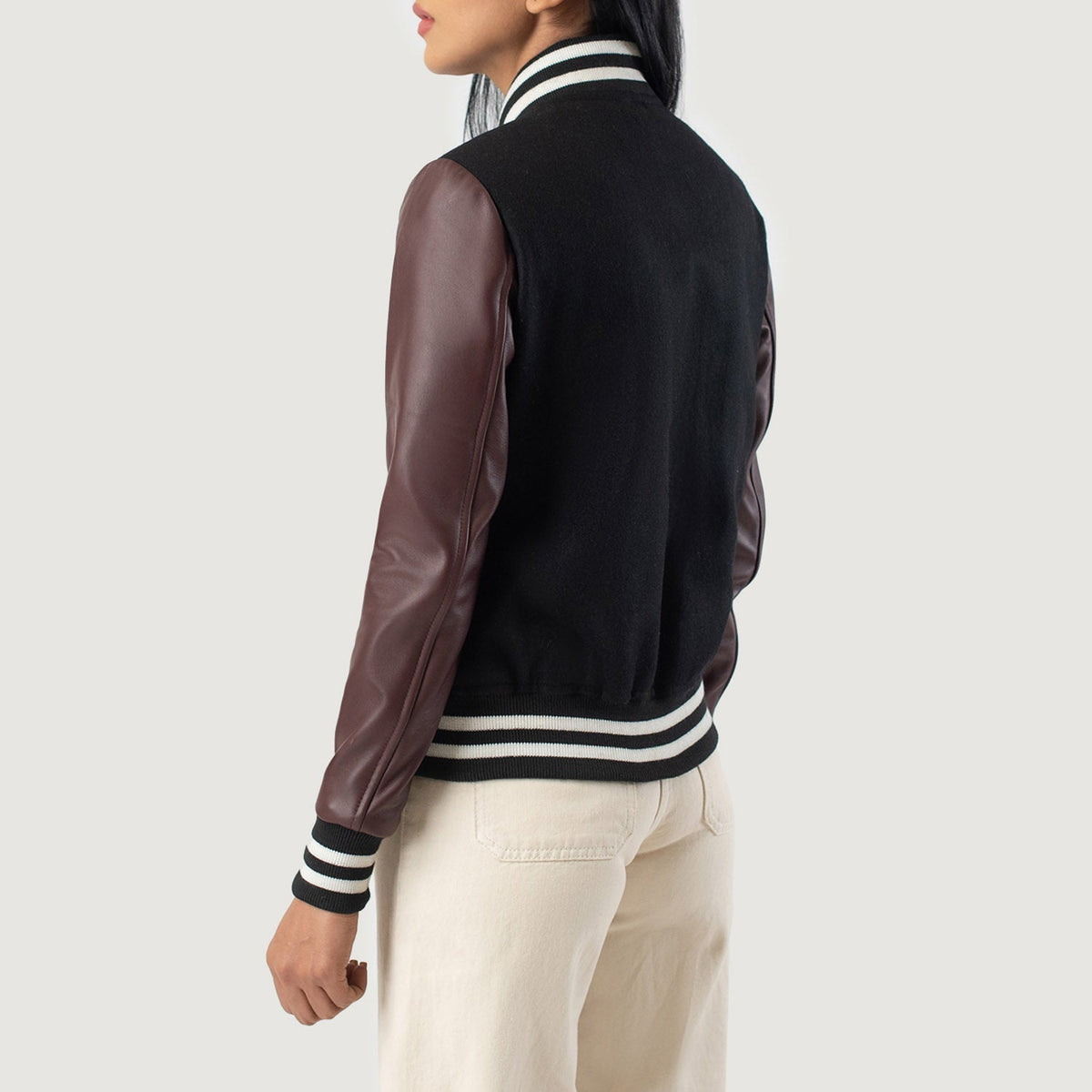 Savant Varsity Chaqueta de Cuero para Mujer – Vista alternativa del producto 5