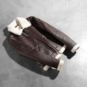 
Sherilyn B-3 Negro Chaqueta Bomber de Cuero para Mujer – alternate product view 7