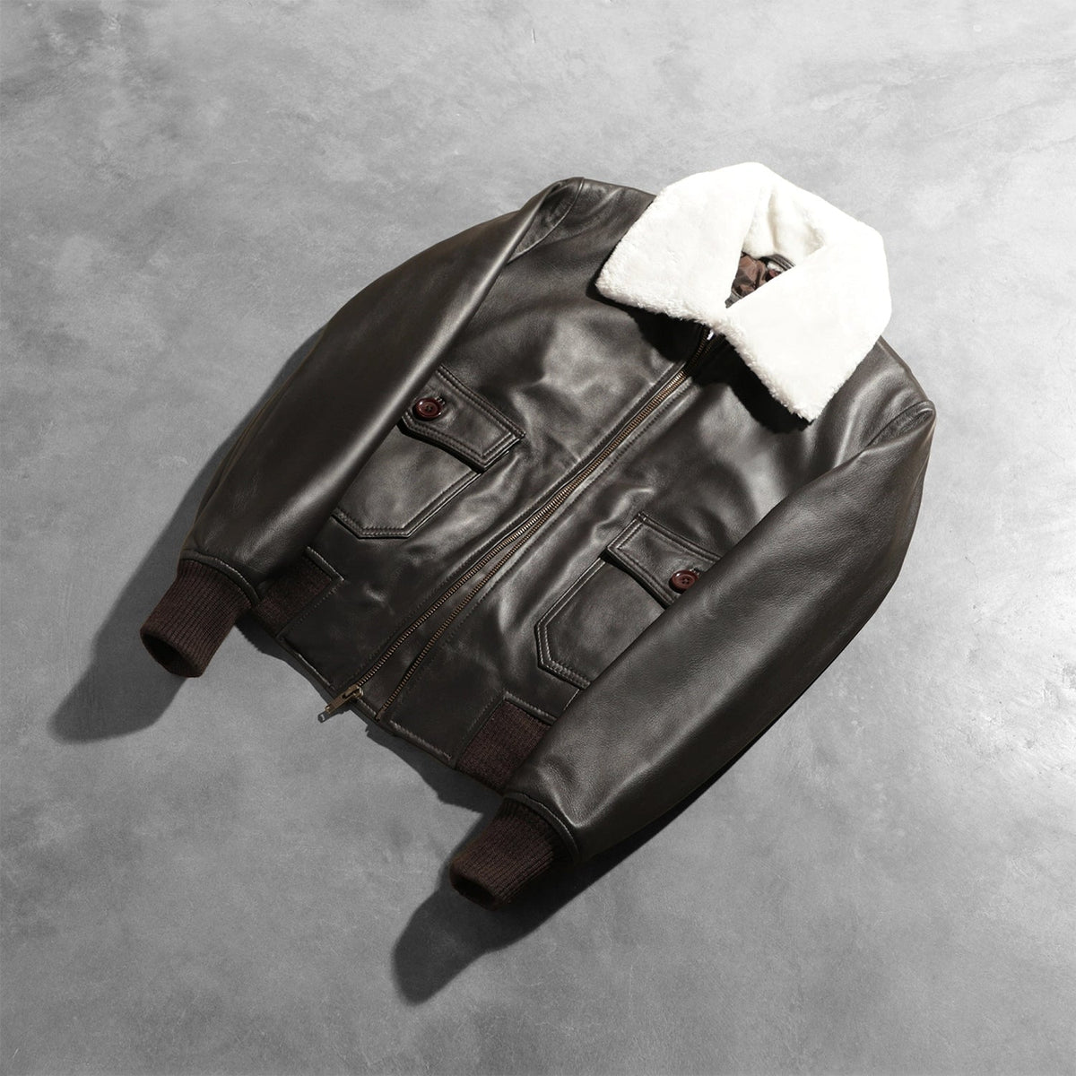 Stella G-1 Cazadora Bomber de Cuero para Mujer – Vista alternativa del producto 8