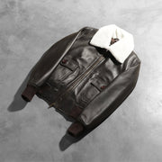 Stella G-1 Cazadora Bomber de Cuero para Mujer – Vista alternativa del producto 8