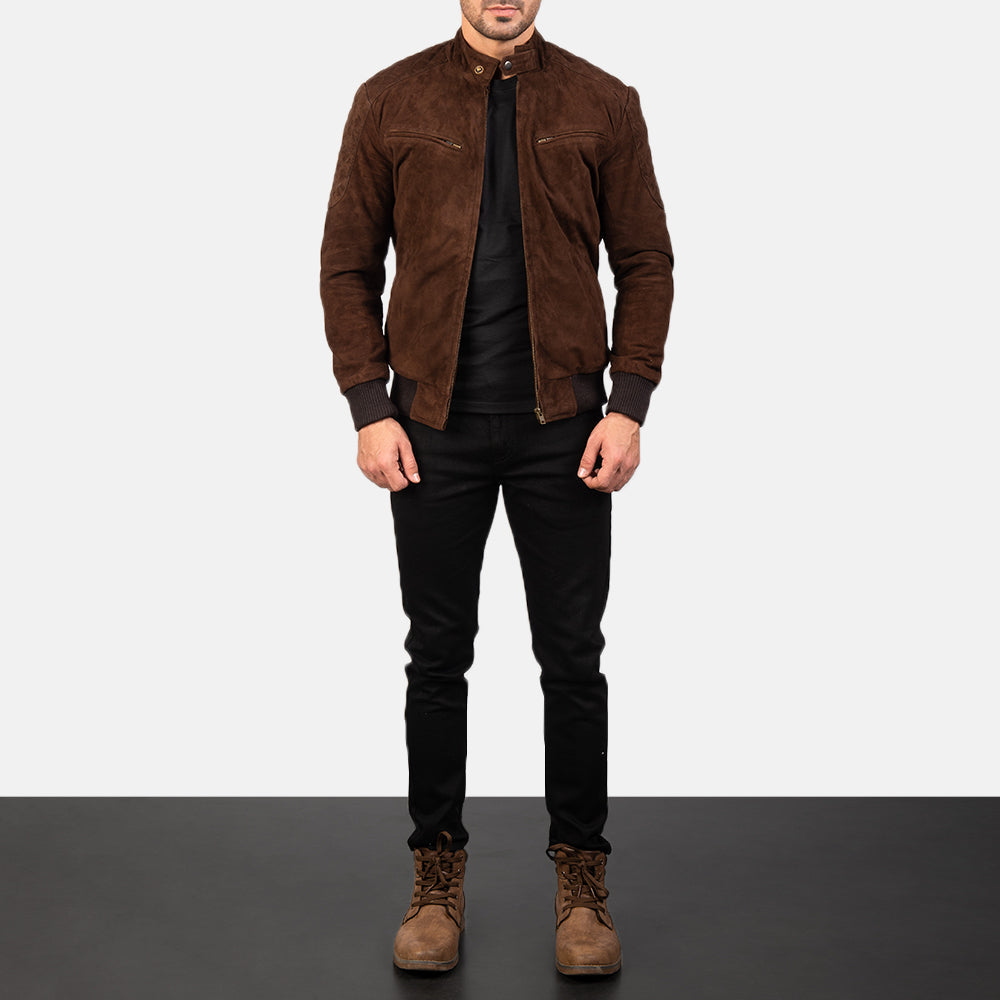 Sven Cazadora Bomber de Cuero para Hombre – Vista alternativa del producto 3