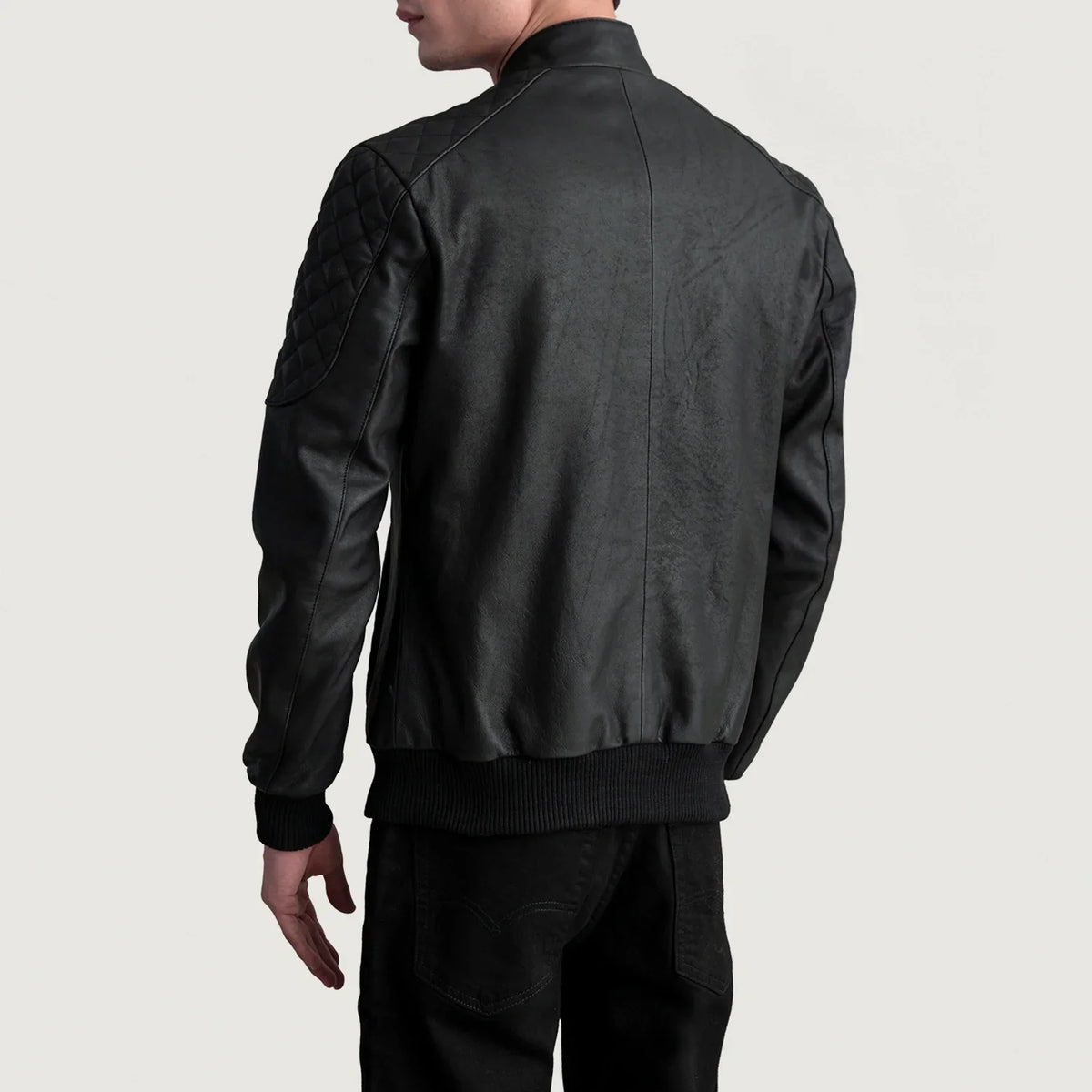 Sven Cazadora Bomber de Cuero para Hombre – Vista alternativa del producto 6