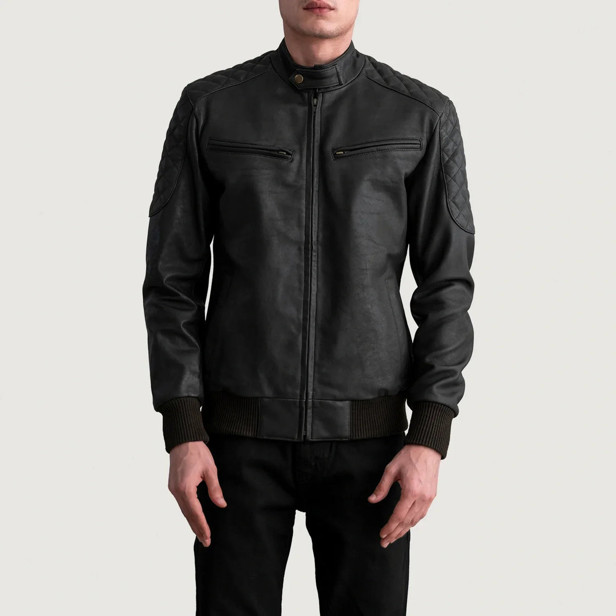 Sven Cazadora Bomber de Cuero para Hombre – Vista alternativa del producto 3