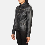 Tomachi Rojo Chaqueta de Cuero para Mujer – Vista alternativa del producto 2