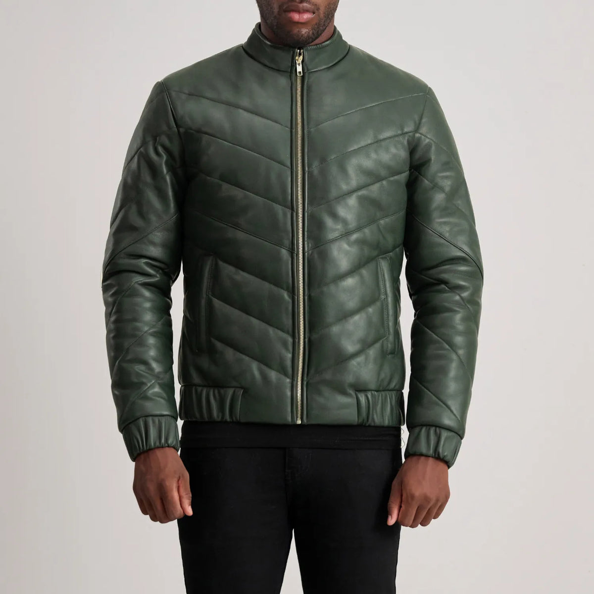 Travis Chaqueta de Cuero para Hombre – Vista alternativa del producto 4