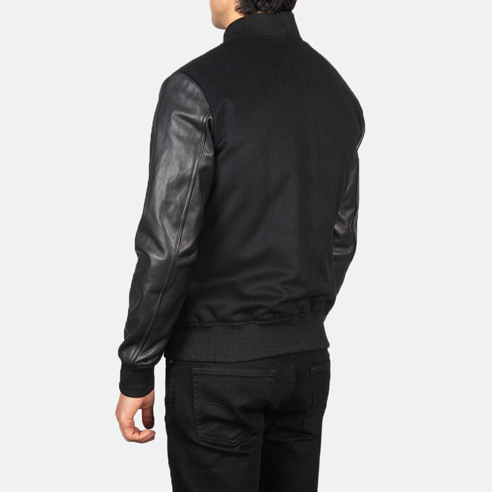 Authentic Sheepskin Leather with Semi-aniline Finish Grain Texture &amp; Heavy-Duty Seam Stitching Detail