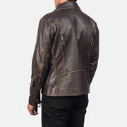 
Vincent Negro Chaqueta Biker de Cuero para Hombre – alternate product view 5