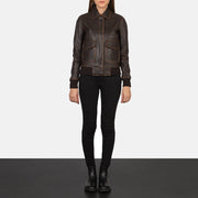 
Westa A-2 Chaqueta Bomber de Cuero para Mujer – alternate product view 3
