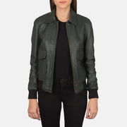 
Westa A-2 Chaqueta Bomber de Cuero para Mujer – alternate product view 1