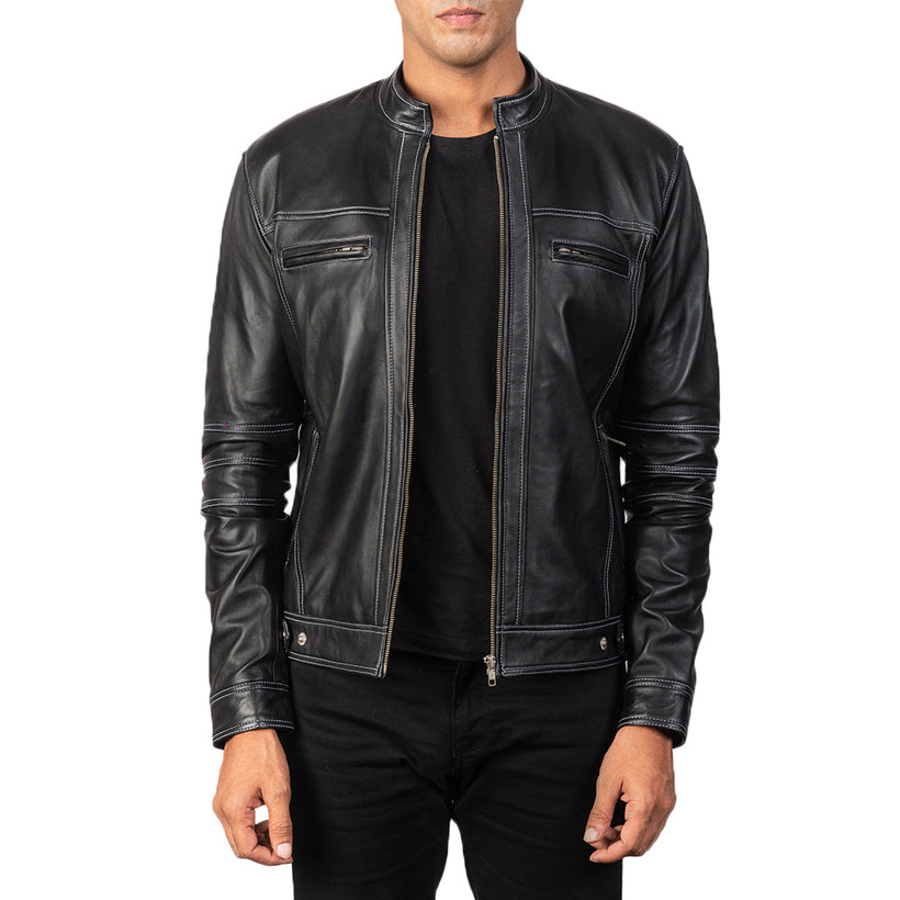 Youngster Chaqueta Biker de Cuero para Hombre