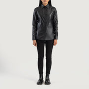 Zenith Shirt Chaqueta de Cuero para Mujer – Vista alternativa del producto 3
