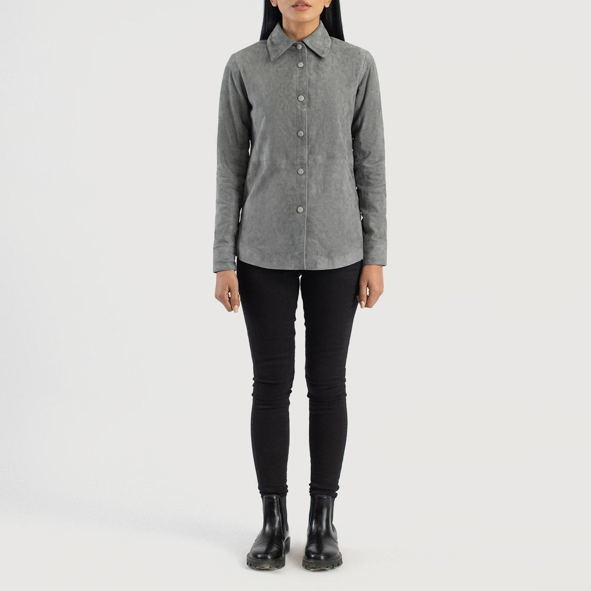 Zenith Shirt Chaqueta de Cuero para Mujer – Vista alternativa del producto 3