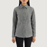 Zenith Shirt Chaqueta de Cuero para Mujer – Vista alternativa del producto 4