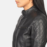 
Zenna Chaqueta Bomber de Cuero para Mujer – alternate product view 6
